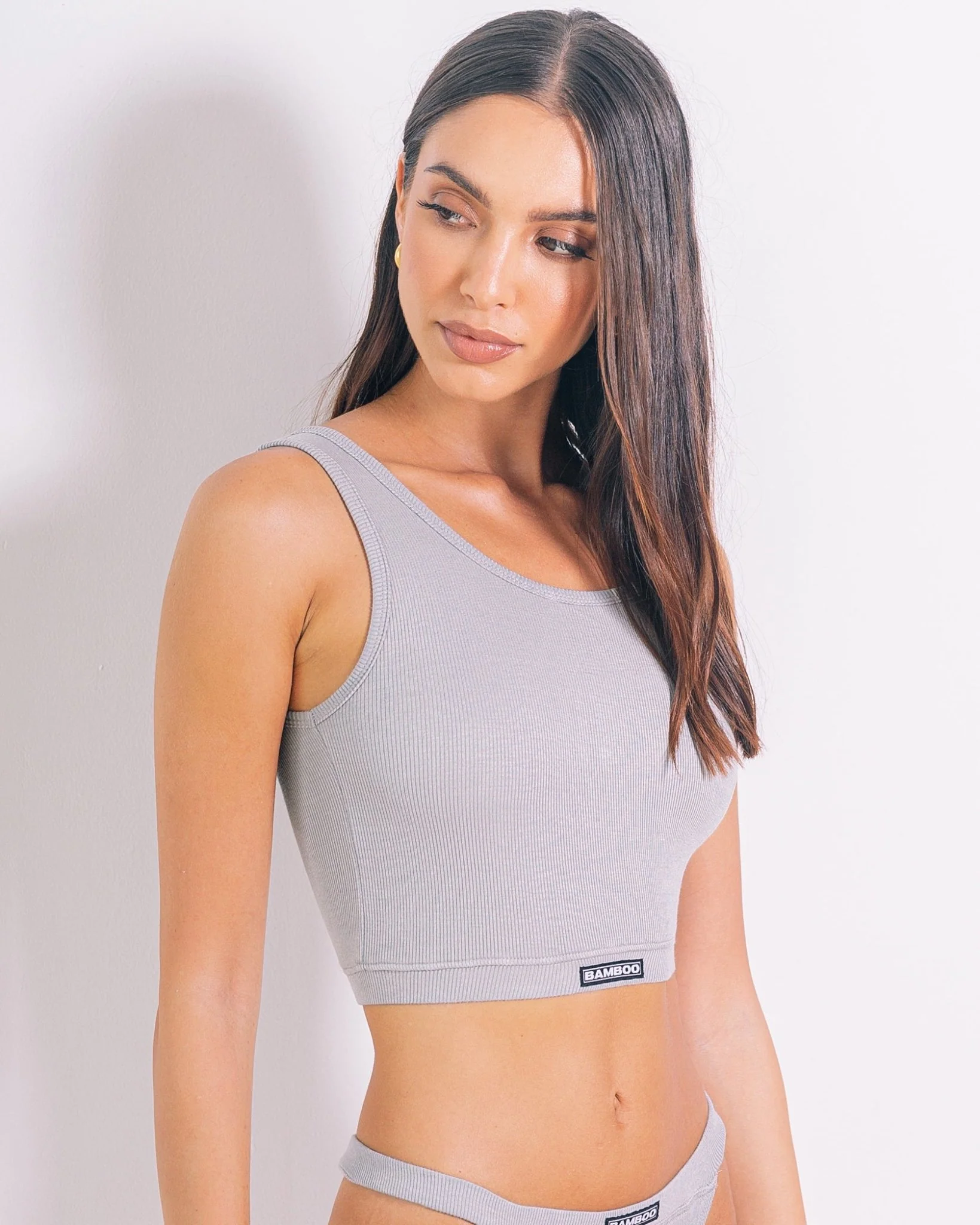 Rib Bralette Crop Top - Image 5